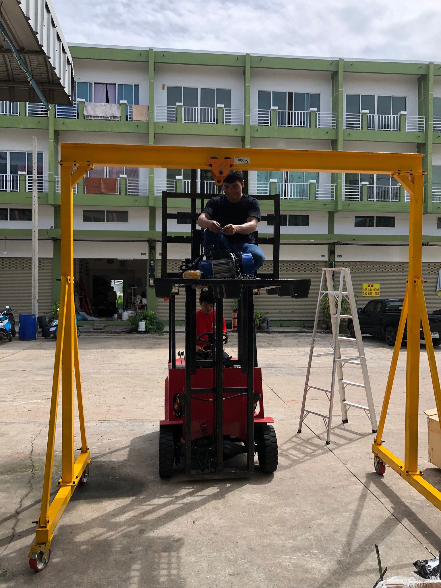 🏗️ เครนสะพานเคลื่อนที่ได้ รุ่น HB-CRAN 🏗️ รหัส 20259