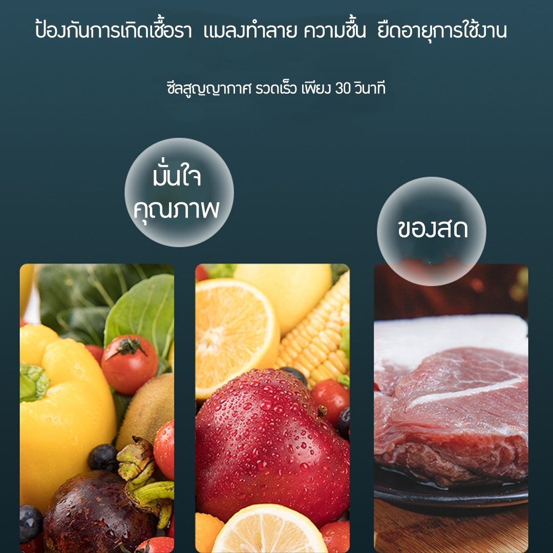 ?เครื่องซีลสุญญากาศ VACUUM PACKAGING MACHINE แบบสองหลุมฝาสวิง สะดวกใช้งานง่าย รุ่น DZD-400/2SC