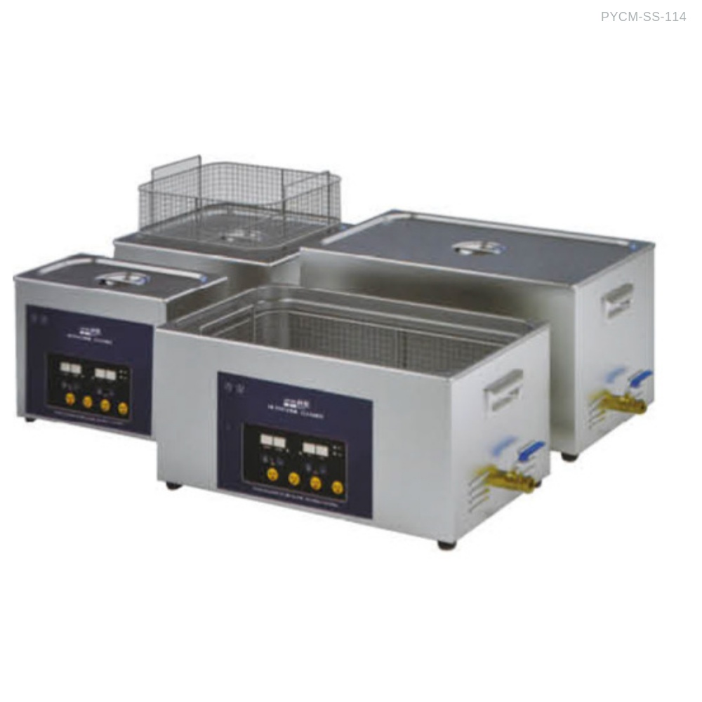 PYCM เครื่องล้างอัลตราโซนิก 2 ความถี่ พร้อมตะกร้า (PYCM-SS-114)