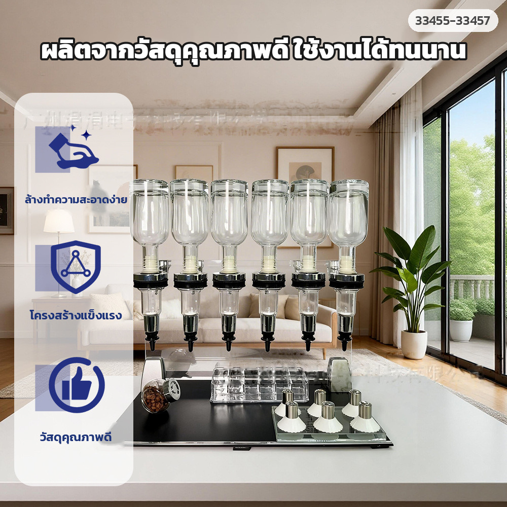 ชั้นโชว์น้ำหอมอะคริลิก ผลิตจากวัสดุคุณภาพดี ล้างง่าย โครงสร้างแข็งแรง