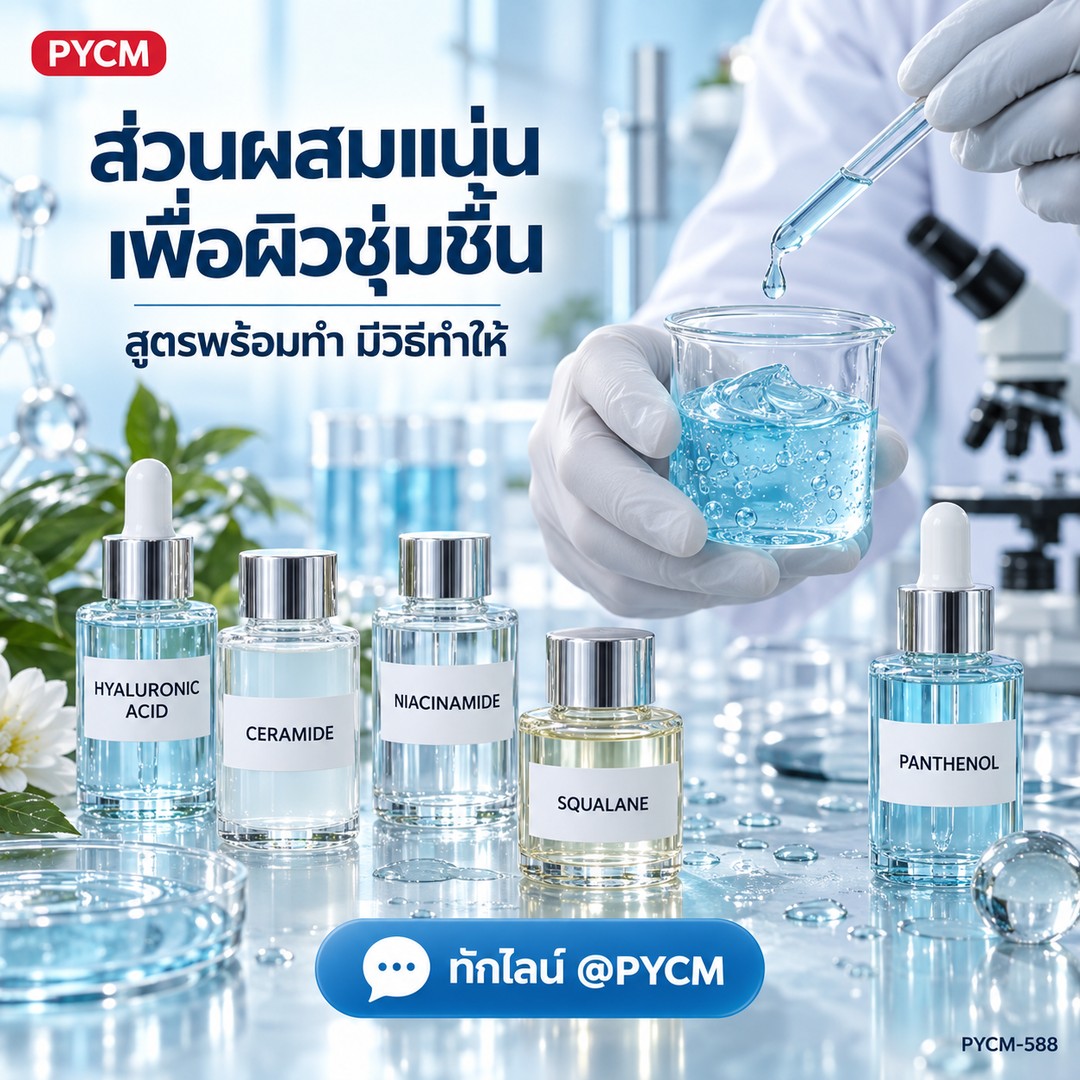 ส่วนผสมแน่น เพื่อผิวชุ่มชื้น สูตรพร้อมทำ มีวิธีทำให้