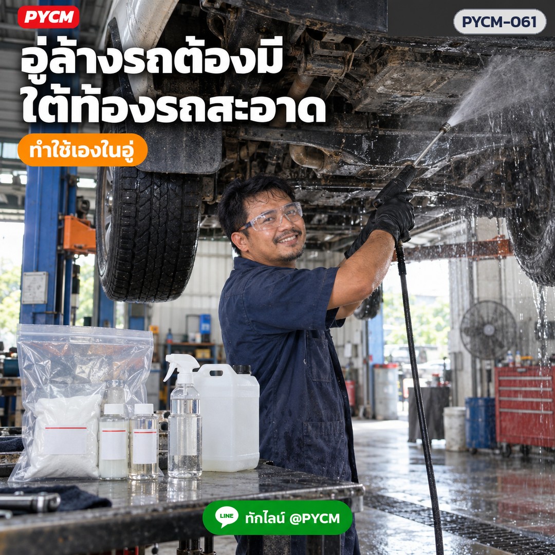 อู่ล้างรถต้องมี ใต้ท้องรถสะอาด