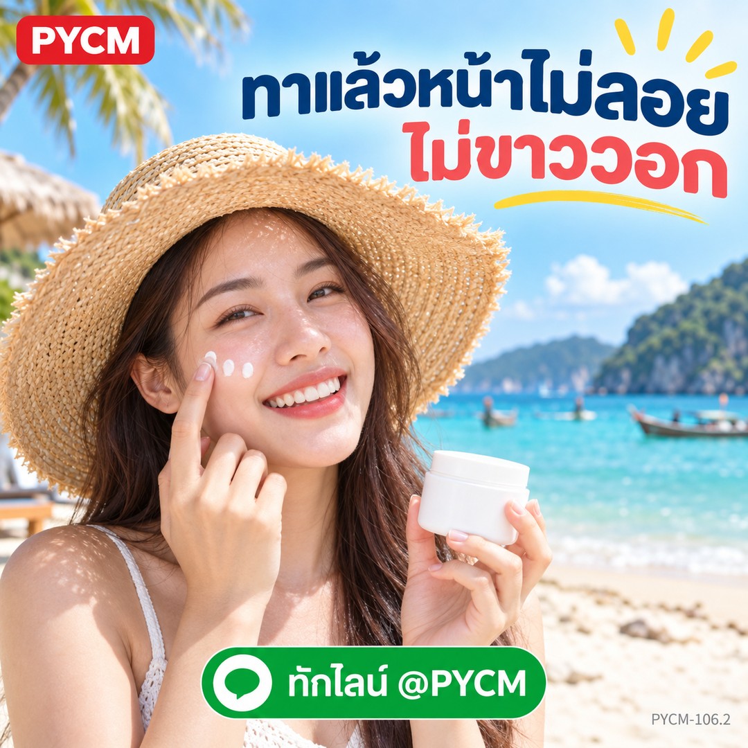 ทาแล้วหน้าไม่ลอย ไม่ขาววอก