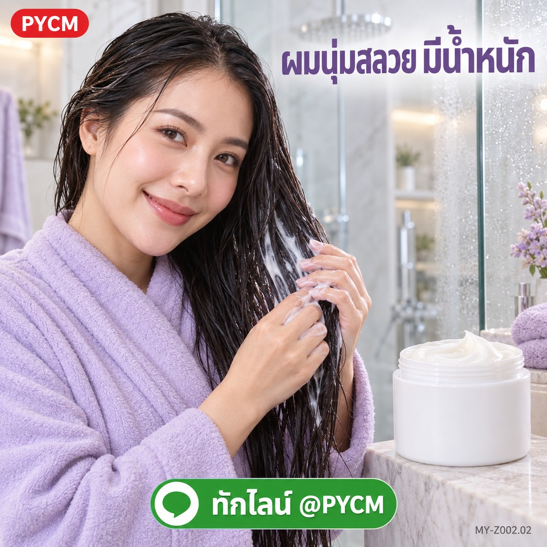 ผมนุ่มสลวย มีน้ำหนัก ด้วยครีมนวดจากเบสพร้อมใช้