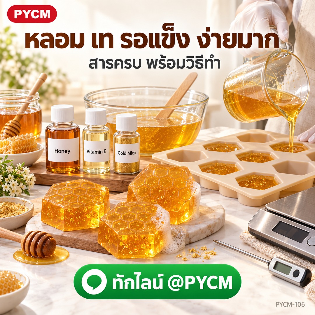 ทำสบู่น้ำผึ้งเองง่าย ๆ สารครบ พร้อมวิธีทำ