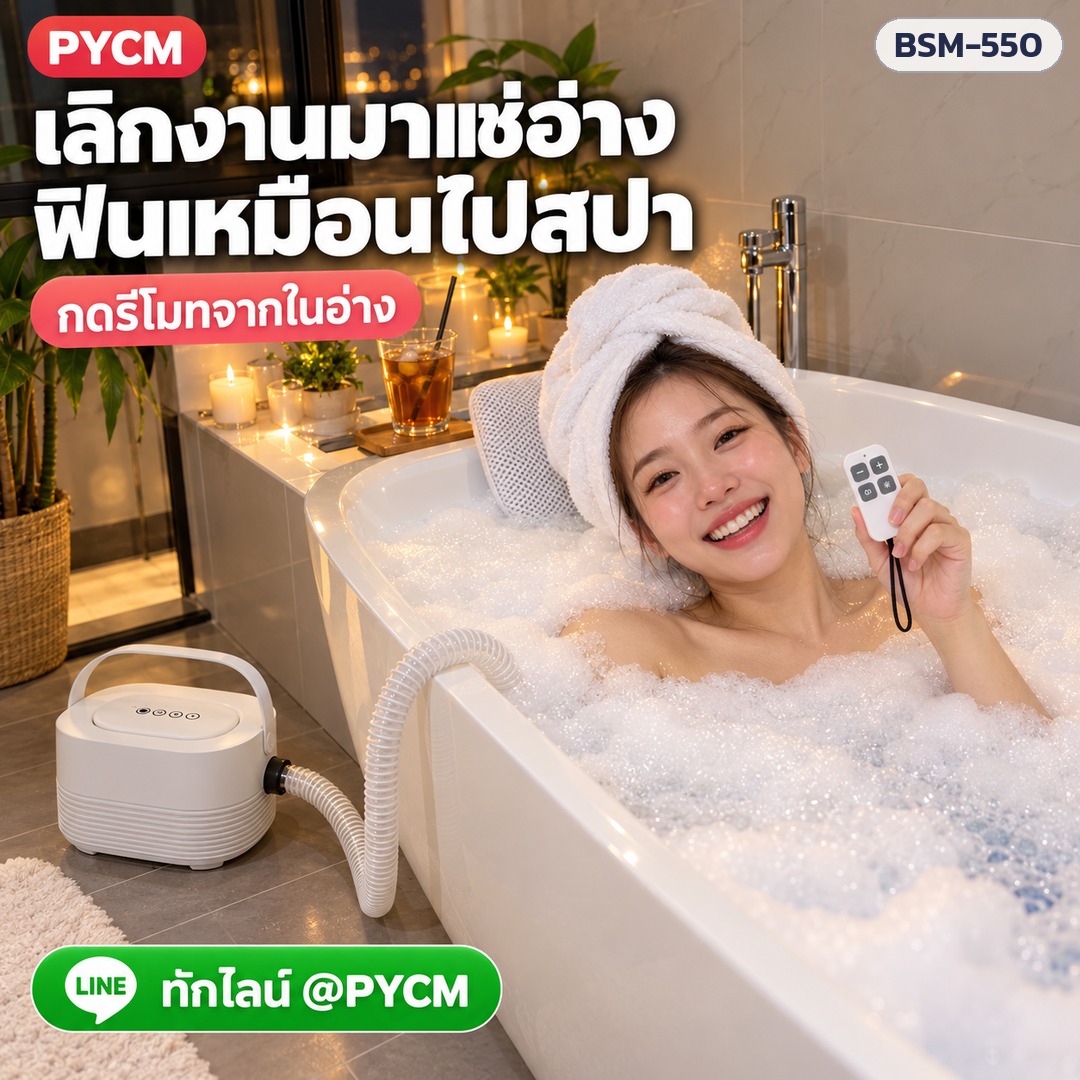 เลิกงานมาแช่อ่าง ฟินเหมือนไปสปา