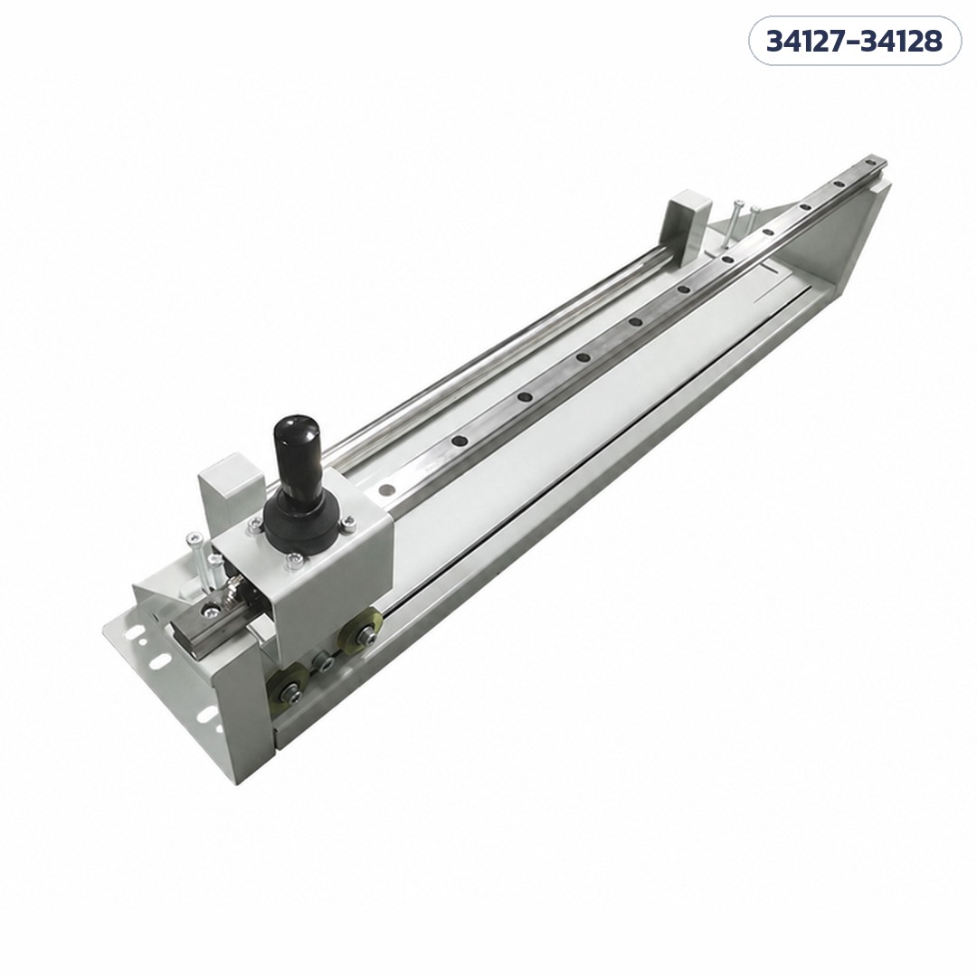 เครื่องตัดบับเบิ้ล – ตัวรางตัด BFC-M900 / BFC-M1200 (รหัส 34127–34128) หัวตัดพร้อมด้ามจับวิ่งบนรางสไลด์โลหะ