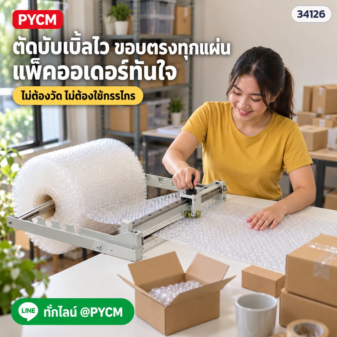 เครื่องตัดบับเบิ้ล – ร้านออนไลน์ตัดบับเบิ้ลขอบตรงทุกแผ่นด้วย BFC-M500 ไม่ต้องวัด ไม่ต้องใช้กรรไกร (ภาพประกอบ)