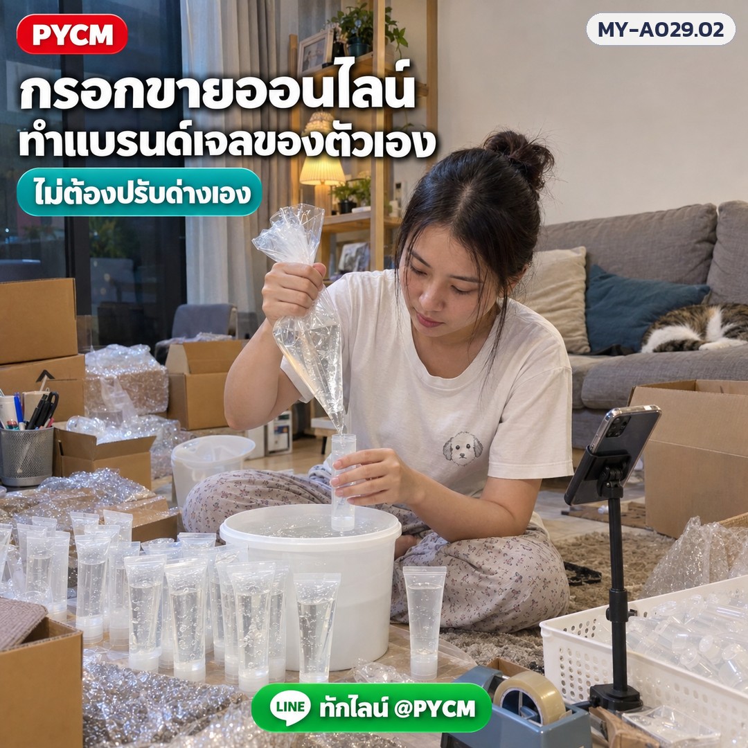 เบสเจลใส Polygel (รหัส 10208) – กรอกขายออนไลน์ ทำแบรนด์เจลของตัวเอง ไม่ต้องปรับด่างเอง