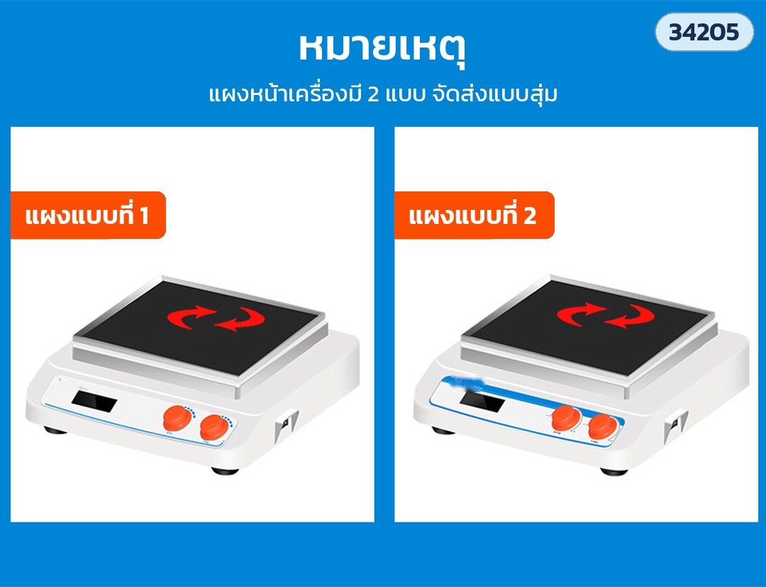 เครื่องเขย่าสาร Shaker – แผงหน้าเครื่องมี 2 แบบ จัดส่งแบบสุ่ม