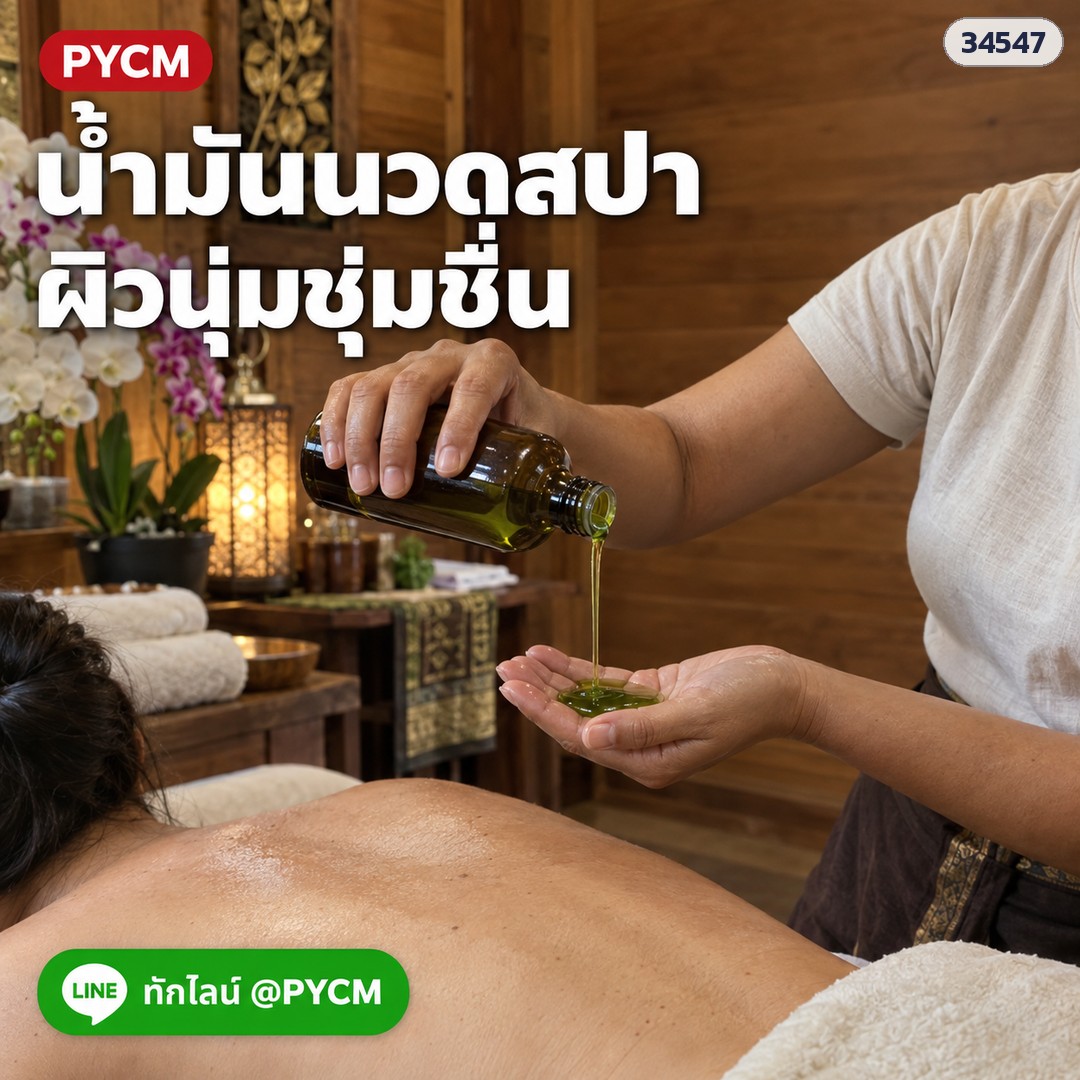 น้ำมันอะโวคาโด เอ็กซ์ตร้าเวอร์จิ้น ผลิตในไทย (รหัส 34547) – น้ำมันนวดสปา ผิวนุ่มชุ่มชื้น (ภาพจำลอง AI)