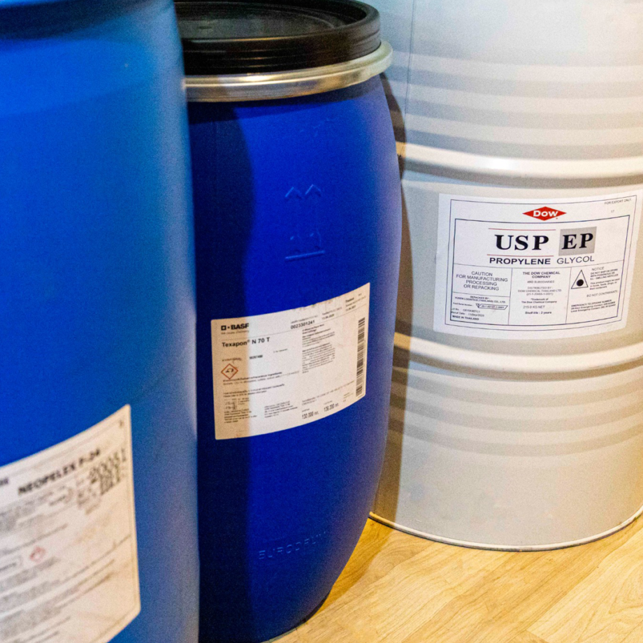 ?6850 MONO PROPYLENE GLYCOL USP สารเก็บกักชุ่มชื้นแก่ผิว ขายเคมีภัณฑ์ราคาถูก เคมีเครื่องสำอางราคาถูก