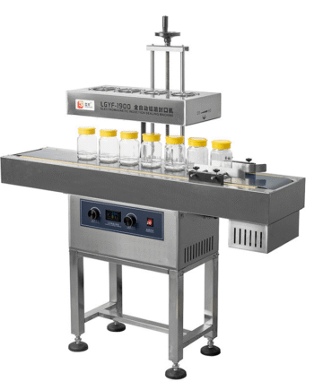 เครื่องซีลฝาฟอยล์ระบบเหนี่ยวนำอัตโนมัติ" (รุ่น LGYF-1900) A