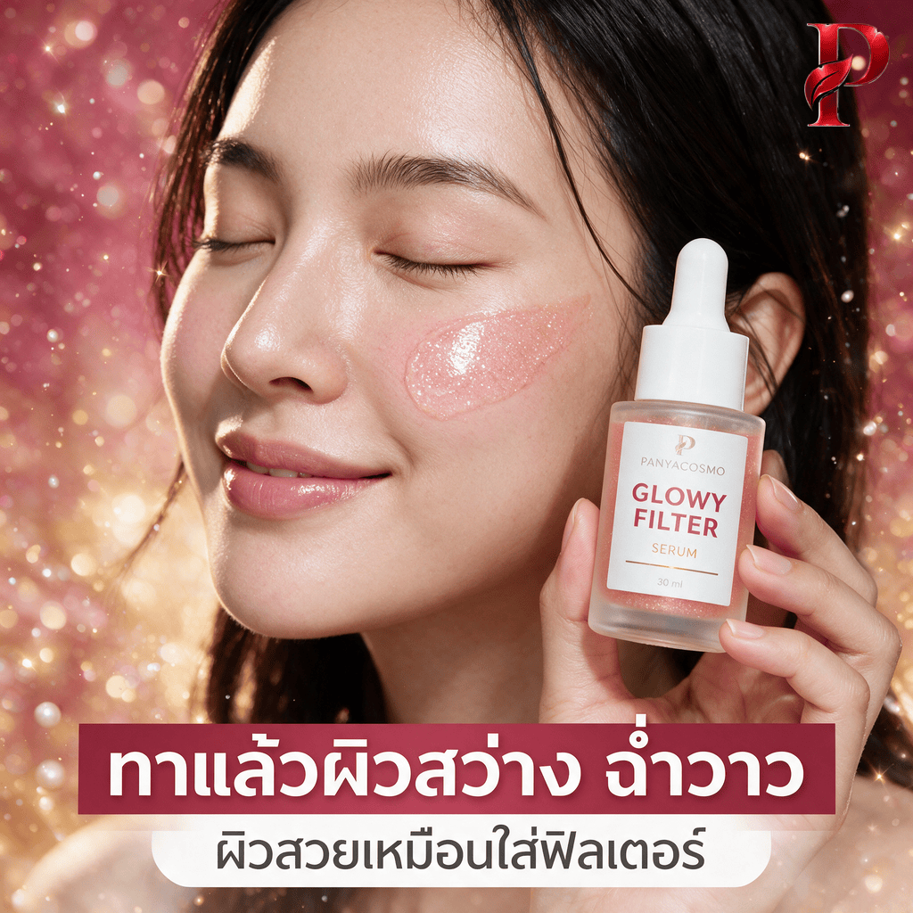 ปัญญาคอสโม โกลว์วี่ ฟิลเตอร์ เซรั่ม เซรั่มฟิลเตอร์ผิวโกลว์ (Pcosmo-765) - Image 6